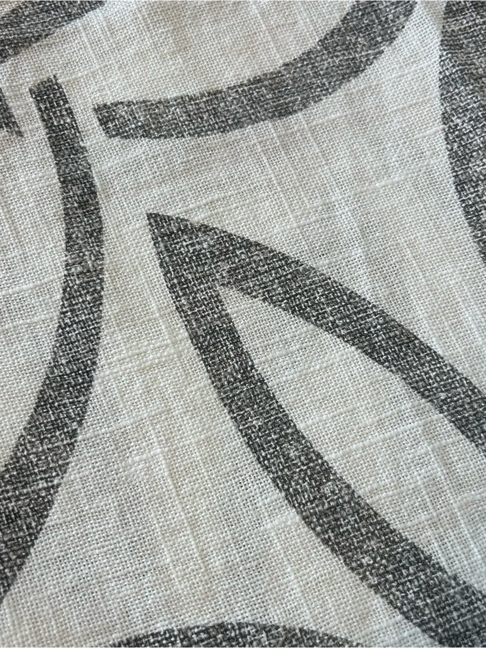 West Elm set of 2 European Flax Linen Light Filtering Curtains Panels, 48x84”